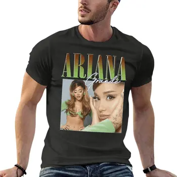 Ariana Grande 90. ROKOV Vintage Nadrozmerná Tričko Značkové Pánske Oblečenie Krátky Rukáv Streetwear Plus Veľkosť Topy Čaj