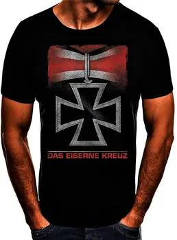 Wehrmacht Bundeswehr Slávu Nemecký Železný Kríž Medaila T-Shirt. Prémiová Bavlna Krátky Rukáv O-Krku Mens T Tričko je Nové S-3XL