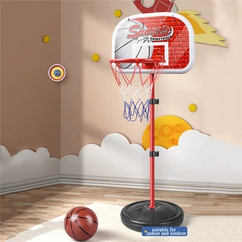 Basketbal Stojí Výškovo Nastaviteľné Basketbalové Cieľom Hoop Hračky Nastaviť Outdoorové Športy pre Chlapcov Deti Zábavné Odbornej Praxe Príslušenstvo