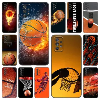 Basketbalový Kôš Telefón puzdro Pre Samsung Galaxy A21 A30 A50 A52 S A13 A22 A23 A32 A33 A53 A73 5G A12 A31 A51 A70 A71 A72 Kryt