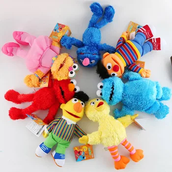 7Style Sesame Street Elmo Bigbird Braňo Zoe Ernie Grover Plyšové Hračky, Bábiky Cookie Monster Plyšové Hračky Narodeniny, Vianočné Darčeky