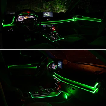 3m Interiéru Vozidla Príslušenstvo Chladné Svetlo LED Atmosféru Svetla Bar pre Dodge Journey Jeep Grand Cherokee/Kompas/Commander/Wrangler
