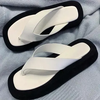 Nové 2020 Ležérne Topánky Ženy Sandále Letné Štýl Módy Flip Flops Najvyššej Kvality Bytov Pevné Sandále, Papuče