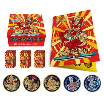 Nové Ultraman Karty Kovové Mince Hrdina Pamätné Mince Zberu Mince Anime Postavy Dieťaťa, Darčeky, Hračky