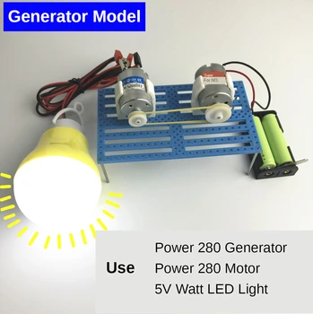 DC motor generátor model malých výrobných technológií malý vynález študent strane tras moc generácia modelu