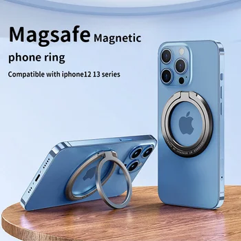 Magnetické Mobilný Telefón Krúžok Držiak Kompatibilný Mag Bezpečné Vymeniteľné Mobilný Telefón Grip Stojan Pre iPhone 14 Series 12 Mini 13 Pro Max