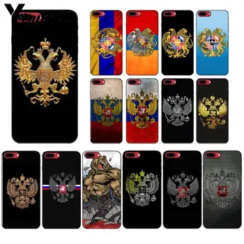 Albánsko arménsko Rusko vlajka Znak Kryt Telefónu, Pre iphone 12 11 Pro Max X XS MAX 6 6 7 8plus 5 5S XR