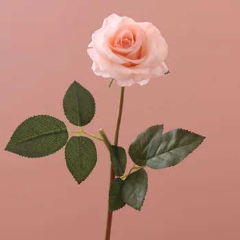 5-Pack Strane Hydratačné Rose Latex Umelý Kvet Skutočný Dotyk Falošné Kvet Ruže Domova Ornament Rose Svadobné Kytice