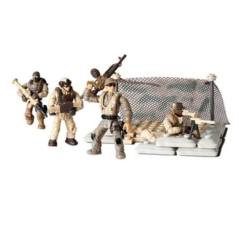 Horúce moderné vojenské vojakov Sirius Commando scény mega stavebným Vanguard zostavy armády akčné figúrky zbraň tehly hračky