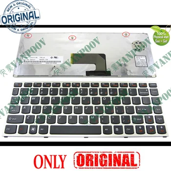 Nový Notebook klávesnice Lenovo IdeaPad U460 U460s U460A Čierny Strieborný Rám NÁS Verzia - 25-011178 T2S-NÁM V-115420AS1 25-010478