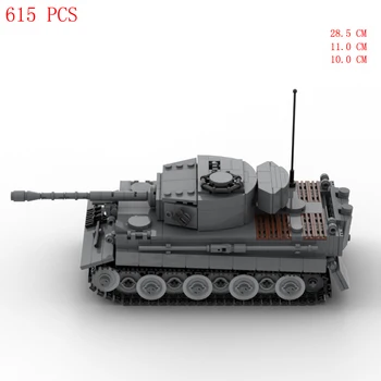 horúce vojenské druhej svetovej VOJNY Nemecko Armády SDKFZ 181 vozidiel Panzerkampfwagen VI Ausf. E Tiger som tank vojny stavebným zbraň tehly hračky