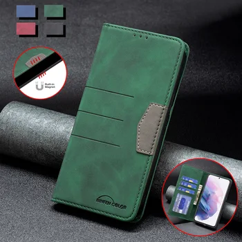 Flip Peňaženky Magnetické Kožené Telefón puzdro Pre iPhone 13 12 11 Pro XS Max X XR 7 8 Plus Mini SE 2 Slot pre Kartu Knihy Ultra Tenký Kryt