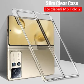 Pre Xiao Mix Fold 2 Fold2 5G Slim Pevného PC Jasné, Transparentné Telefón Prípade ShockProof Zadný Kryt Prípade Fundas Capa