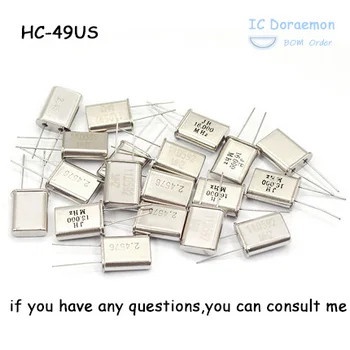10pcs 3.579545 MHZ HC-49U In-line Kremeň 3.579 MHZ (Pasívne Crystal Rezonátor