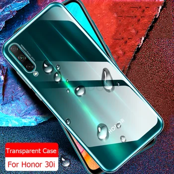 Pre Huawei Honor 30i Prípade Slim Mäkké Priehľadné Vysokej Jasné TPU Telefón Prípadoch Pre Česť 30i Honor30i Česť 30 som Pokrytie