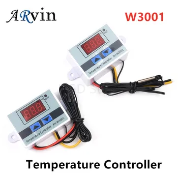 W3001 110V 220V alebo 12V 24V Digitálny Regulátor Teploty Termostat Thermoregulator Akvárium Inkubátor Temp Ohrievač Vody Regulátor