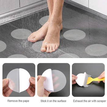 40pcs Kúpeľňa so Sprchou Anti-Slip Samolepky pre Vaňa Kúpeľňa Podlahy Nepremokavé Kolo Non-Slip Nálepky