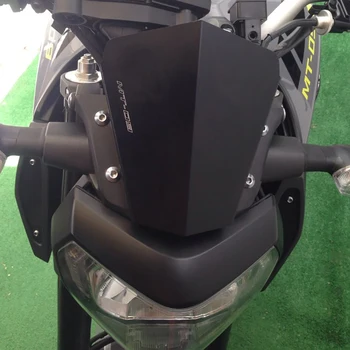 Motocykel MT 09 Vietor Sklo Deflektor Čelné sklo Motorke Windproof Pre Yamaha MT09 FZ 09 FZ09 MT-09 FZ-09 2014 2015 2016