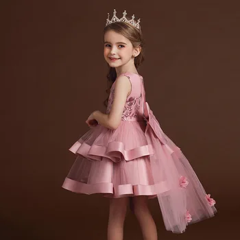 Vianočné Elegantné Dievčatá Party Šaty Princezná Šaty pre Dievčatá, Formálne Šaty Krst Dievčatká Prom Šaty Veku 2-10 Rokov