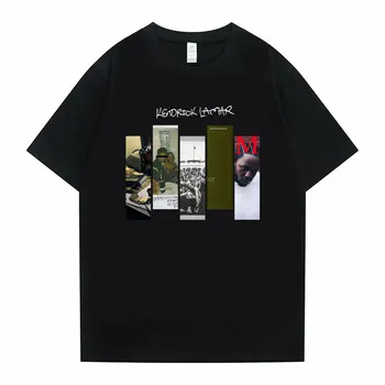 Rapper Kendrick Lamar Dobré Dieťa Grafické Tlače T-shirt Muži Ženy Nadrozmerné Štýl Tričko Fashion Hip Hop Harajuku Krátky Rukáv Tees