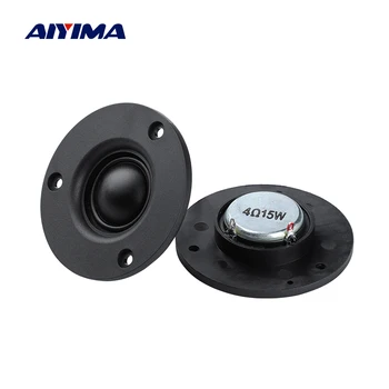 AIYIMA 2 ks 3-Palcový Audio Reproduktor Reproduktor 4 Ohm 20W, Hifi Hudby Výšok, Neodýmu, Magnetické Dome Hodváb Film Domáce Kino Reproduktor