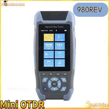 Pro mini OTDR Optického Reflektometra 980rev s 9 Funkciami VFL OLS OPM Prípade Mapu 24dB pre 64km optického Kábla Ethernet Tester