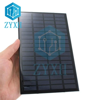 Mini 2,5 W 18V Solárny Panel Polykryštalických Kremíkových Prenosný Solárny Systém Pre Cestovanie, Camping Batérie mobilného Telefónu Nabíjačku