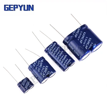 1PCS Super kondenzátor farad kondenzátor zmes typ Gepyun 5.5 V 0.5 F 1F 2F 3.5 F 4F 5F 7.5 F 10F 15F