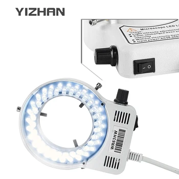 LED Krúžok Zdroj Svetla Iluminátor Lampa Svetlé Úprava 110V-240V Pre Binokulárne trinokulárny kyowa HDMI VGA USB Kameru