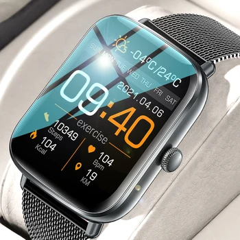 2022 Nové Bluetooth Srdcového tepu Smart Hodinky Mužov plne Dotykový Vytáčanie Hovoru Fitness Tracker Vodotesný IP67 Smartwatch Muži ženy