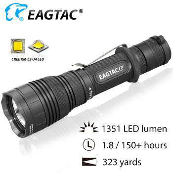 EAGTAC G25C2 SFT40 Taktické LED Baterky Zbraň Mount Lov Farebný Filter Extender Trubice Programovateľné Výstupy
