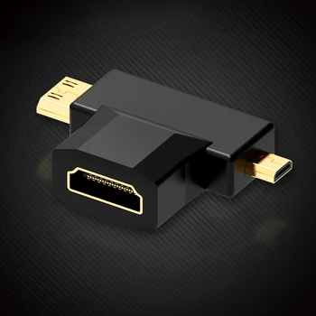 5 ks Micro HDMI-mini HDMI Adaptér HDMI Samec na HDMI Žena Prevodník Typ D pre Adaptér HDMI 1080P DVD HDTV