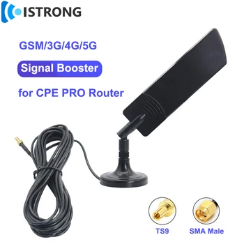 Vonkajšie GSM 3G, 4G 5G Bulík Antény 40dBi Booster TS9 SMA Samec pre Wifi CPE PRO Router Signálu Zosilňovač Externý Extender Base