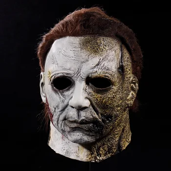2022 Horor Michael Myers Halloween Konci Vrah Maska Cosplay Desivý Démon Latex Prilba Karneval Maškaráda Strany Kostým, Rekvizity