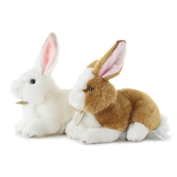 Aurora Králik Bábika Plnené Bunny Zvierat Plyšové Hračky Roztomilý Simulácia Hare Domáce Zvieratá Načechraný Bábiky Narodeninám