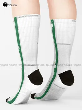 Excel' Tabuľky, Ponožky A Ponožky Pre Ženy Osobné Vlastné 360° Digitálna Tlač Darček Harajuku Ulici Skateboard Ponožky
