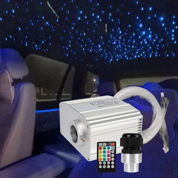 12V Auto RGB Osvetlenie LED Pásy Hviezdne Nebo Ceilling Interiéru Okolia Lampa Strechy Star Dekoratívne Šošovky Lasera Projektor Auto Univerzálny