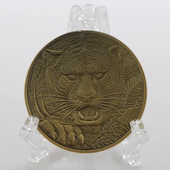 Boj Medzi Drak A Tiger Pamätné Mince Čína Kultúry Mincí, Zberateľských Antické Bronzové Domáce Dekorácie Umenie