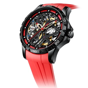 2021 AILANG luxusné mechanické automatické mechanické hodinky duté high-end značky nepremokavé animovať automatico uomo muži hodinky
