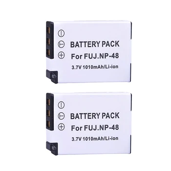 2 ks 3,7 V 1010mAh NP-48 NP48 NP 48 Lítium-Iónové Batérie Fujifilm NP-48, FNP48, BC-48 Fujifilm XQ1, XQ2 Digitálne Fotoaparáty