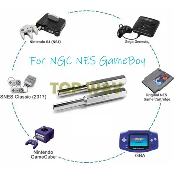2 KS 3.8 mm 4,5 mm Bezpečnostné Skrutkovač Nástroj Bit Gamebit pre NGC SFC MD NES N64 SNES Gameboy Otvorte Nástroje