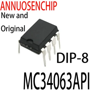 10PCS Nové a Originálne MC34063 34063AP1 DIP-8 MC34063API