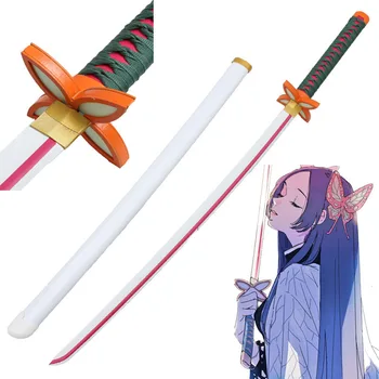Cosplay Kimetsu č Yaiba Meč Zbraň Démon Vrah Kochou Kanae Satoman Tanjiro Meč Vynikajúci Dreva 104 cm Katana Prop