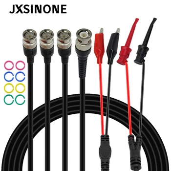 JXSINONE P1260 Koaxiálny Kábel Test viesť auta BNC na BNC &Alligator Klip &Test Háčik test viesť