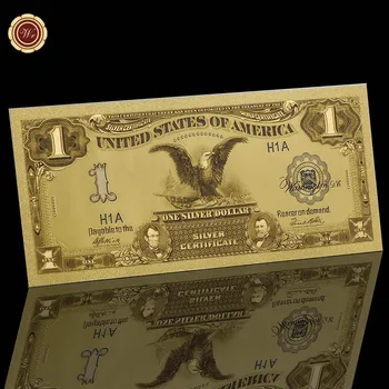 1987 Rok Americké Papierové Peniaze Kópiu Faktúry 1 Dolár Zlatom Bankoviek 24K USD Falošné Peniaze Dolárov Účet za Bankoviek Nadšenec,