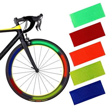 Bicykel Reflexné Nálepky Na Bicykli Fluorescenčné Reflexné Pásky Na Horskom Bicykli Lepiacej Pásky, Bezpečnostné Dekor Nálepky Bike Príslušenstvo