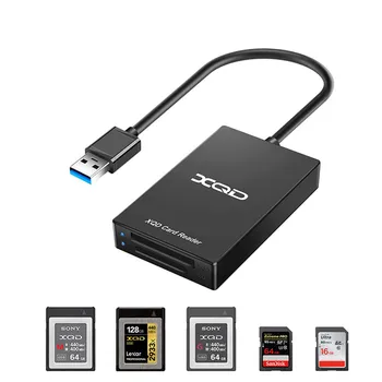 USB 3.0 SD XQD Čítačka Pamäťových Kariet Prenos Dát Čítanie Pre Sony XQD M / G Série Fotoaparátu Pamäťovú Kartu Pre systém Windows / Mac OS