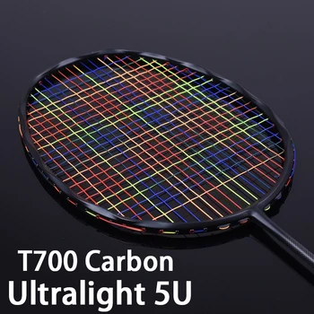 Profesionálne Ultralight 5u Pôvodné Uhlíkových Vlákien Bedminton Loptičky Reťazce Športy s Raketou Urážlivé Typ Raketa G5 32LBS Z Rýchlosti