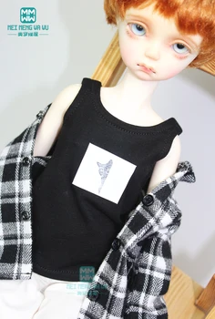 Oblečenie pre bábiku hodí 1/4 43 cm BJD bábiky oblečenie Bežné koberčeky tričko, vesta, nohavice
