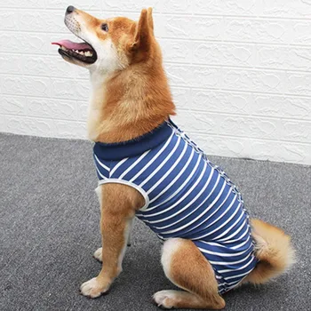 Psa Oblečenie Jumpsuit Oblek Obnovenie Fyziologických Oblečenie Sterilizations Chirurgia Zabrániť Lízať Vesta Pre Malé Veľké Psy 